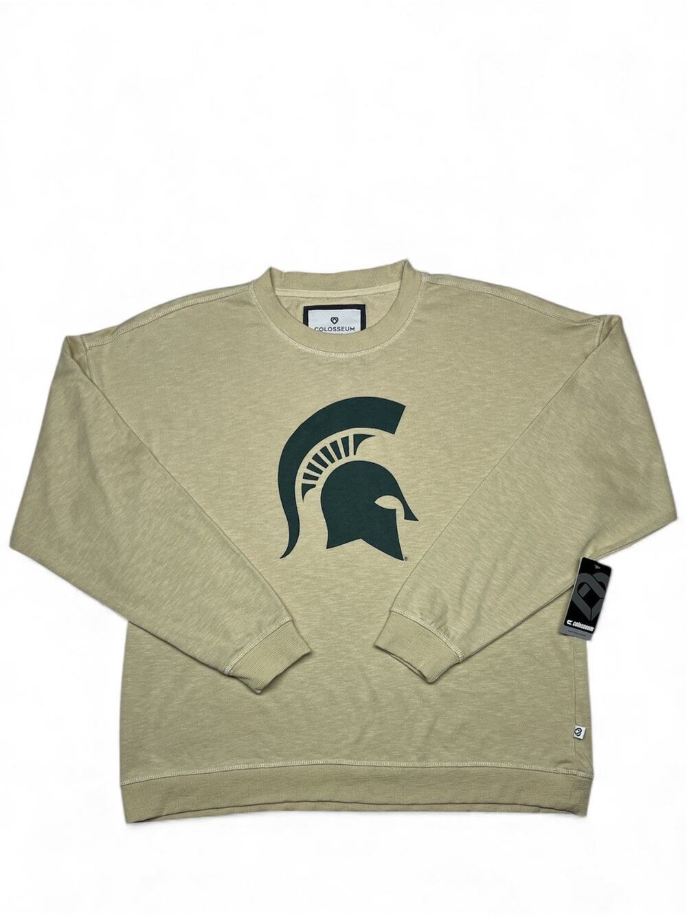 Michigan State Spartans Primary Logo Crew Neck Sweatshirt Size XL/Womens